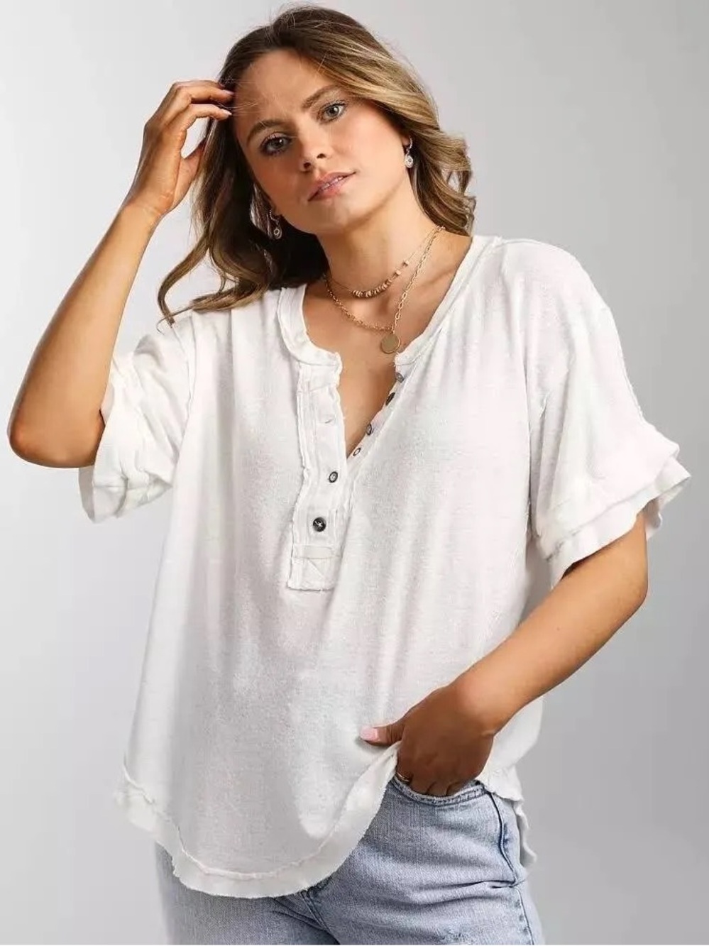 Free People heritage Henley Top - Women's